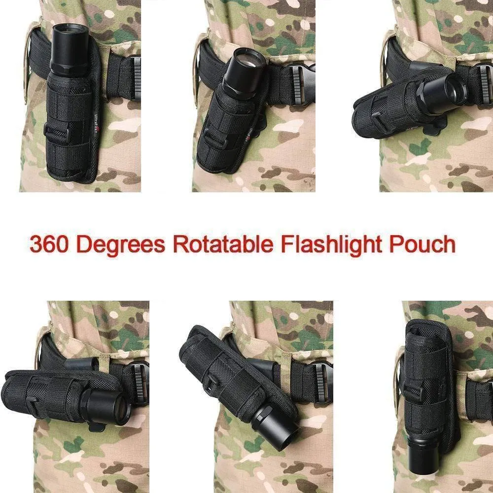 360 Degrees Rotatable Tactical Flashlight Holster