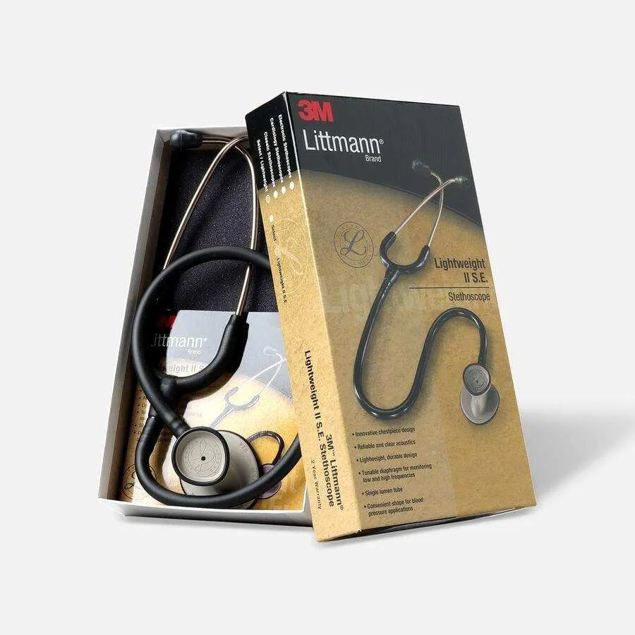 3M Littmann Lightweight II S.E. Stethoscope Black Tube