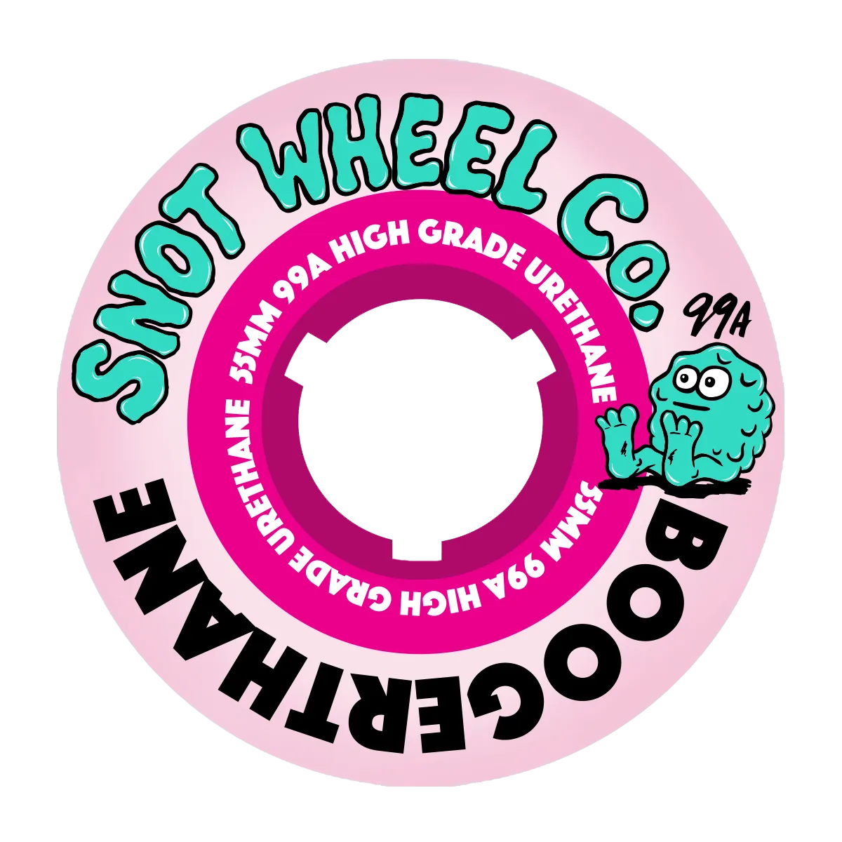 55mm Team Wheels (Pink)