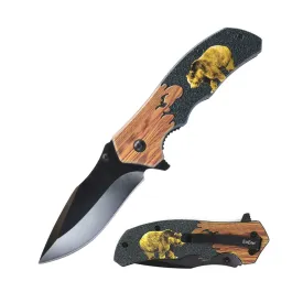 8 Inch Wildlife Folding Knife