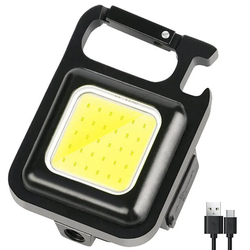 800 Lumens Rechargeable EDC Flashlight With Magnetic