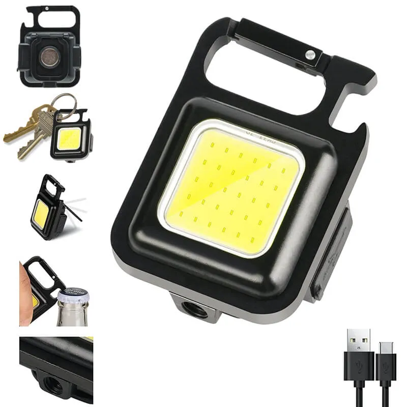 800 Lumens Rechargeable EDC Flashlight With Magnetic