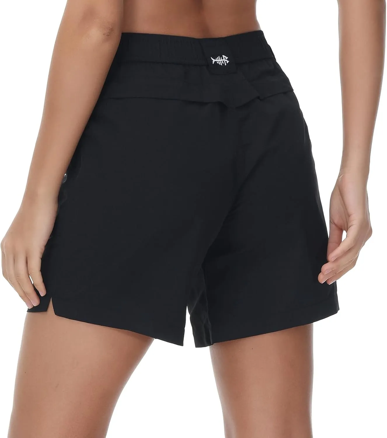 BASSDASH Womens 7 Fishing Shorts UPF 50  Water Resistant Quick Dry Lightweight Hiking Cargo Shorts with Pockets FP03W