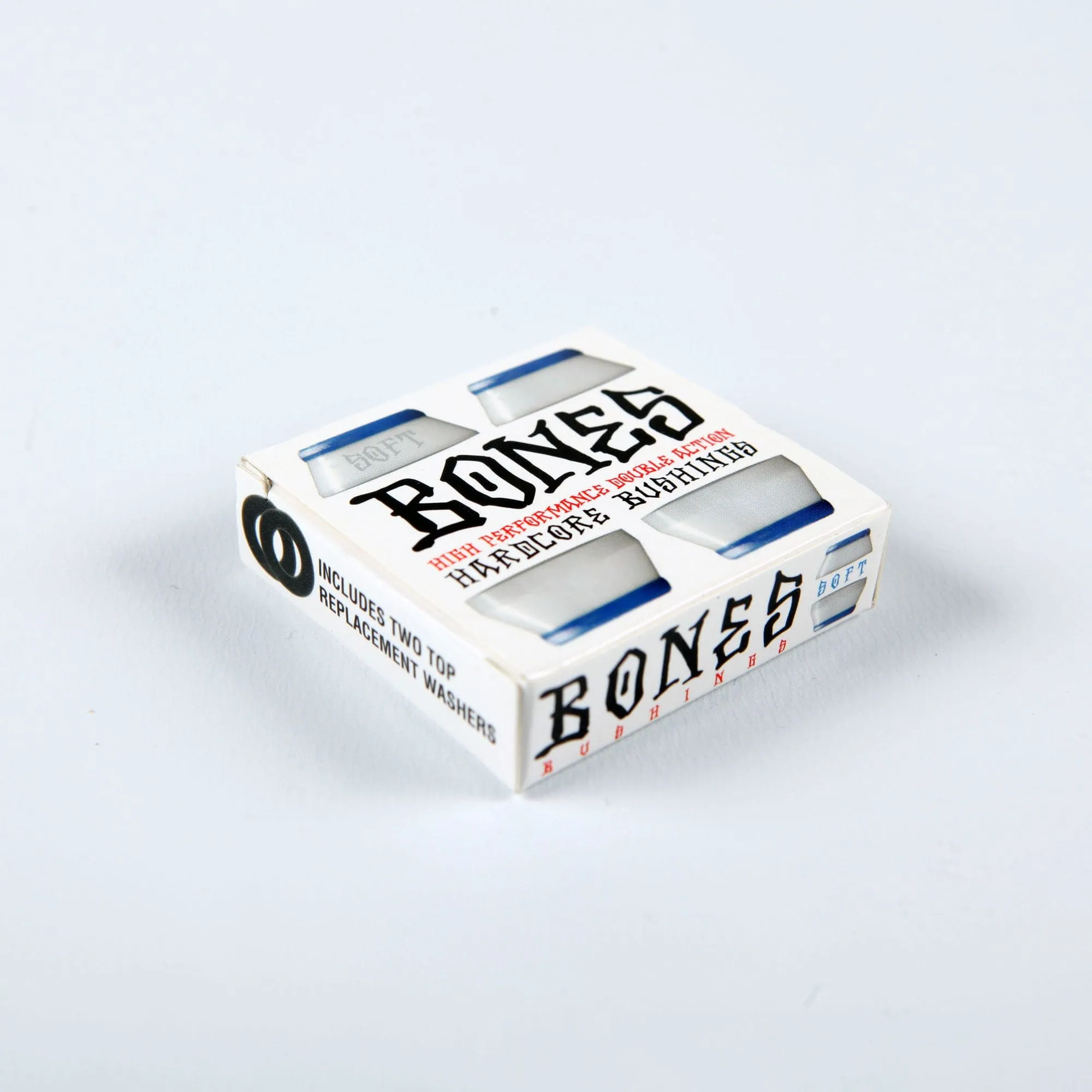 Bones 'Hardcore' 81A Soft Bushings (Blue / White)