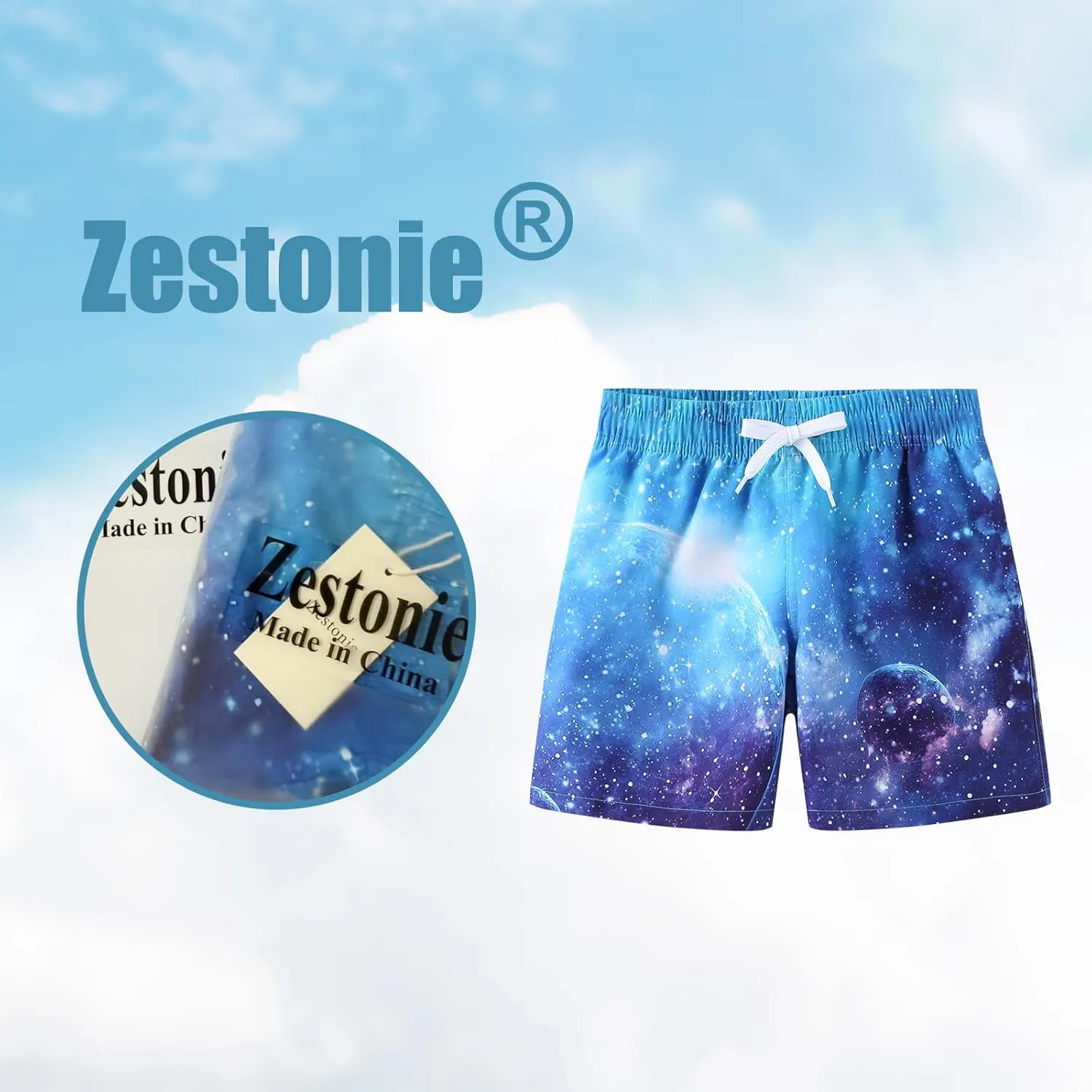 Boys Swim Trunks Quick Dry Swim Shorts for Kids Boys Beach Board Shorts Summer Surfing Swimwear 3-16 Years