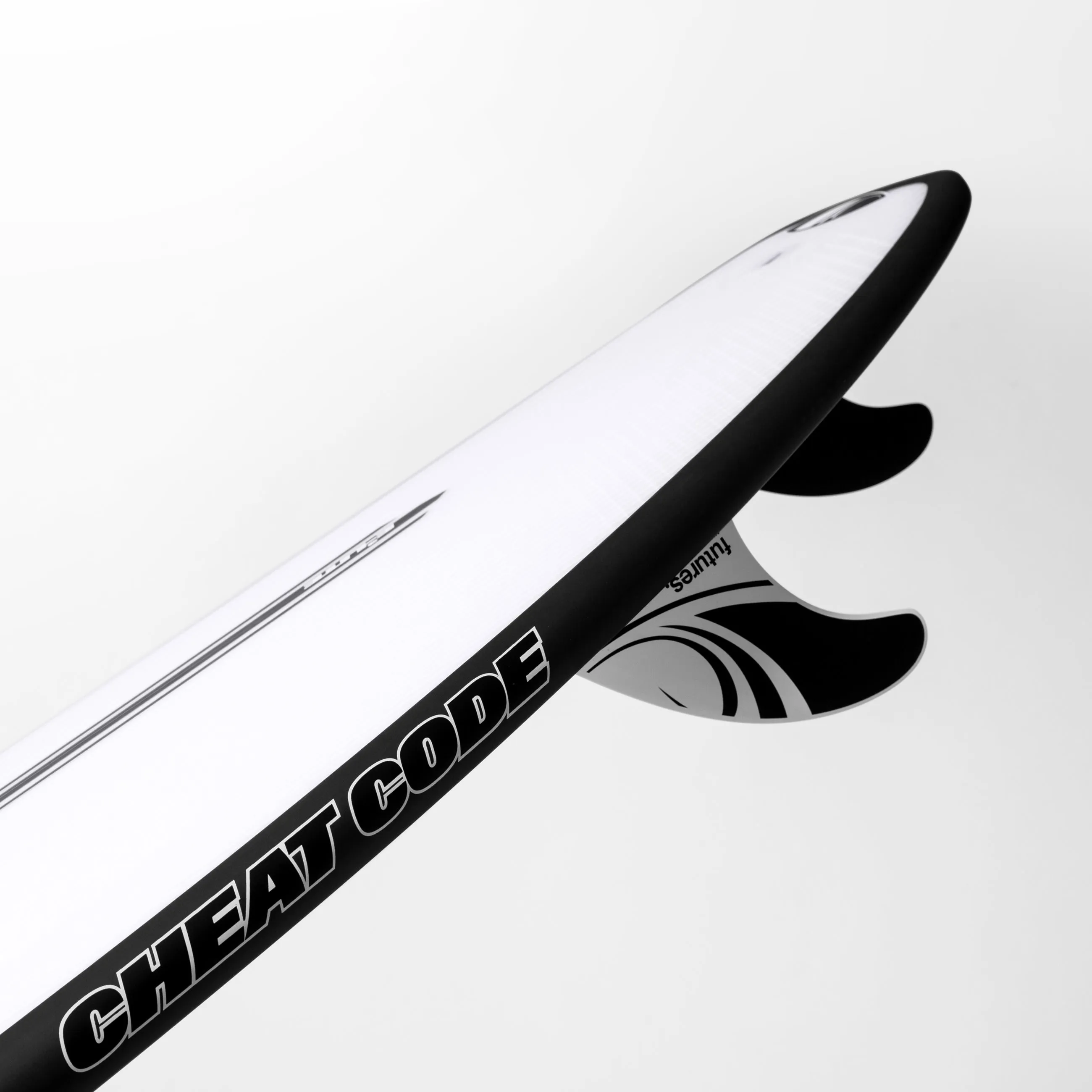 CHEAT CODE (E3 LITE) 5'6" x 19.37 X 2.37 - 27.00L, Squash, 5x  Futures Fin Boxes, Epoxy E3 - ID:875990