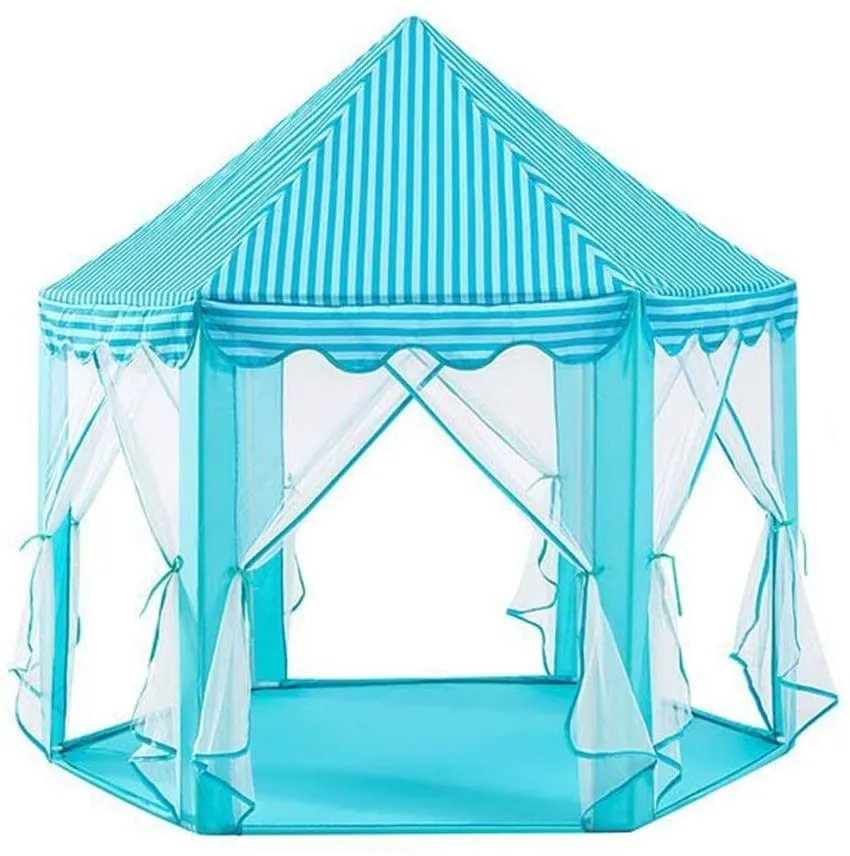 Children's pop up Tent Fairy Princess Castle Playhouse Cubby Toy Tent Pop Up-imagination play