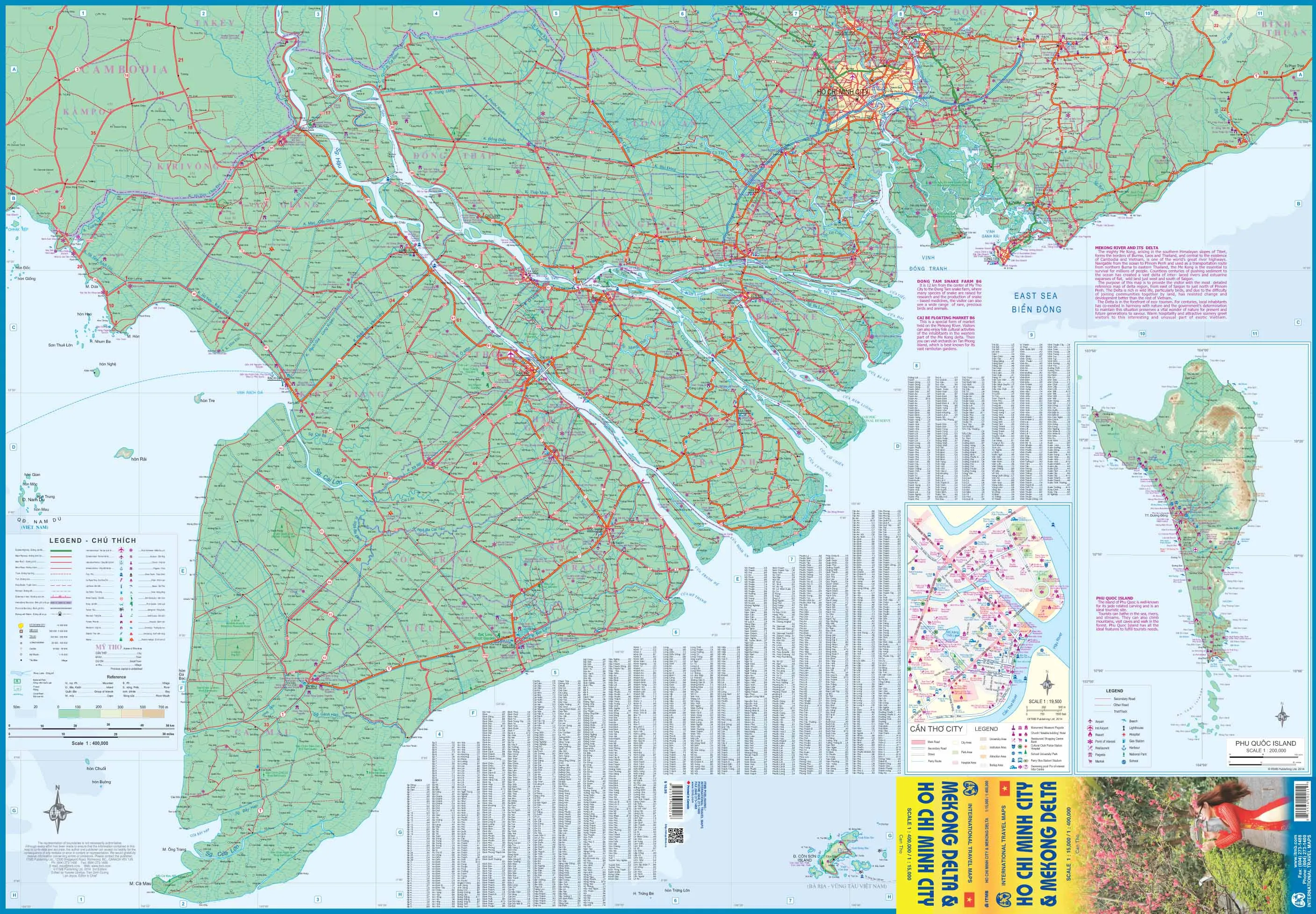 Ho Chi Minh & Vietnam South ITMB Map