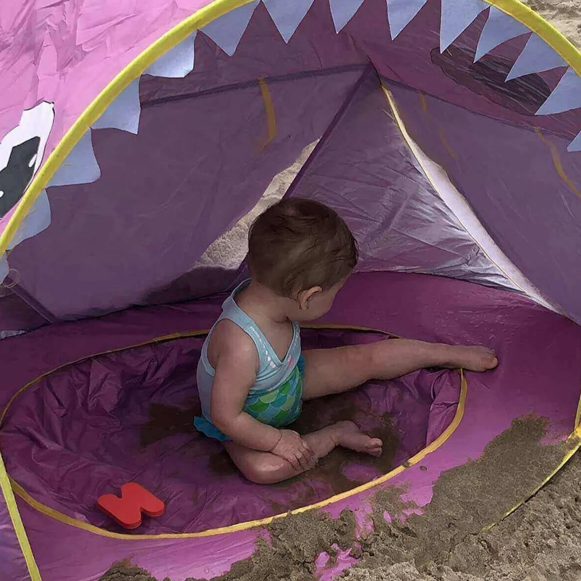 Infant Beach Pop up Tent - UPF 50  Beach Tent for Infants, The Best Infant Beach Tent With Pool