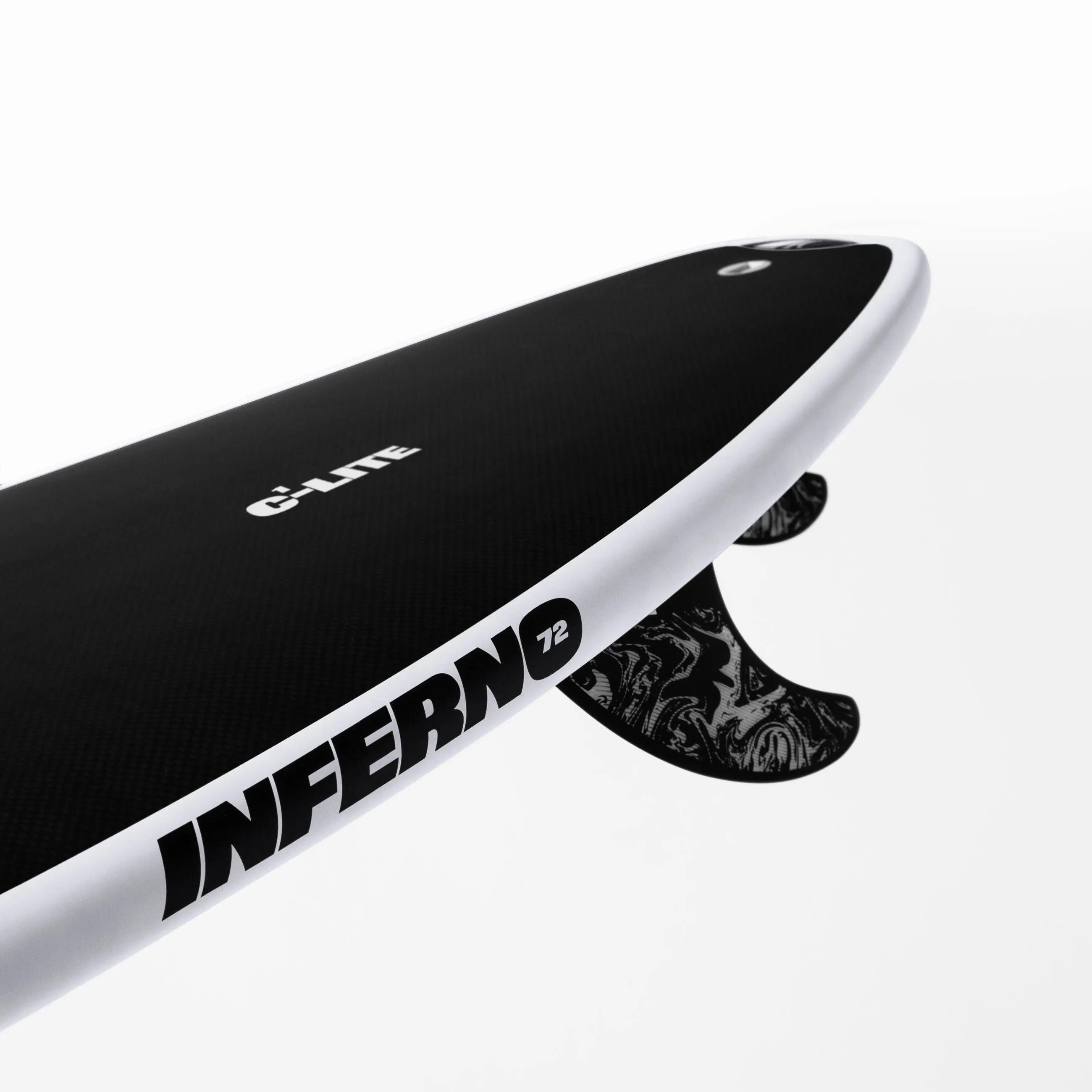 INFERNO 72 (C1 LITE) 5'11" x 19.25 X 2.5 - 28.80L, Squash, 3x  Futures Fin Boxes, C1 - ID:921893
