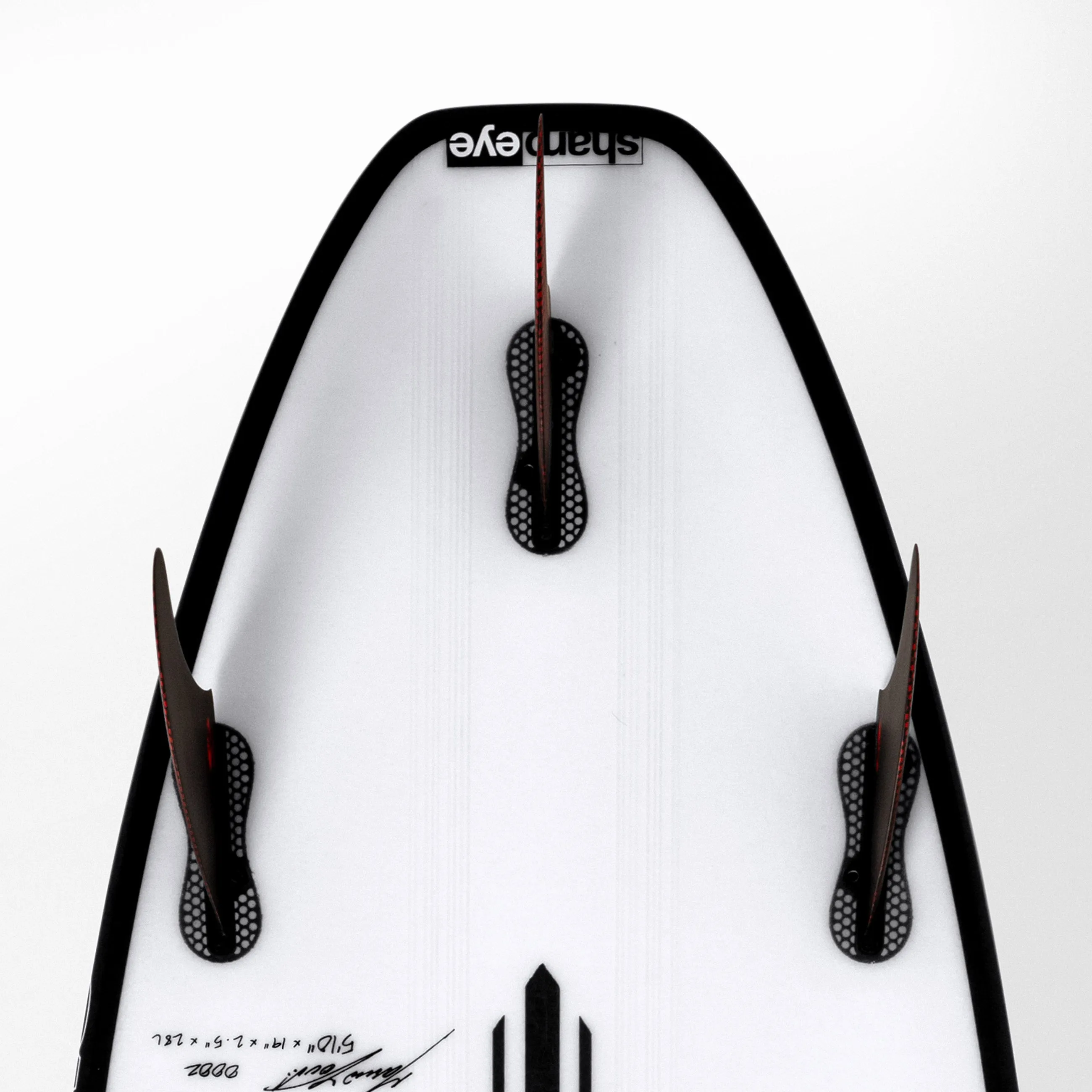 INFERNO 72 (E3 LITE) 5'8" x 19.5 X 2.58 - 29.10L, Squash, 3x  FCS 2 Fin Boxes, Epoxy E3 - ID:921312
