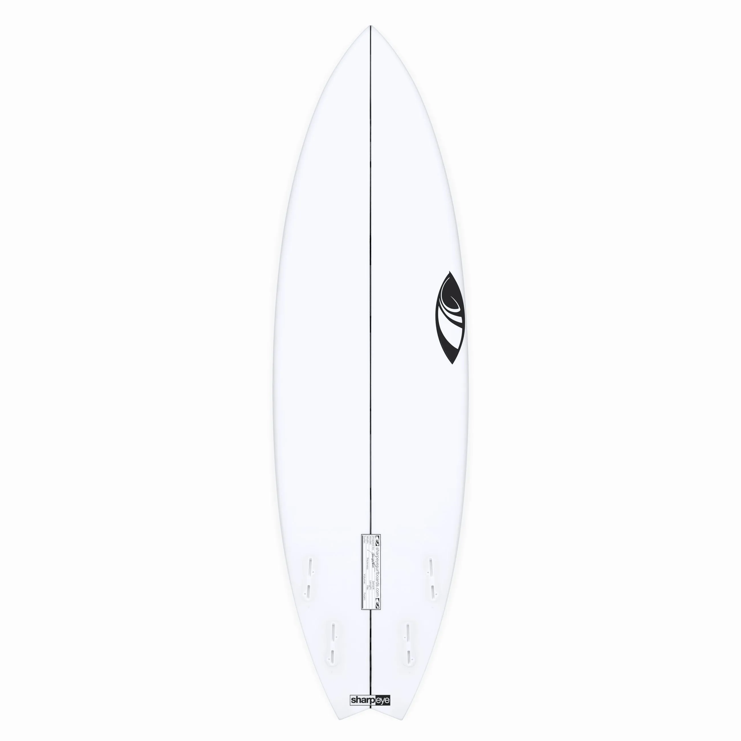 INFERNO FT 5'9" x 18.75 X 2.44 - 26.54L, Swallow, 4x  Futures Fin Boxes, PU - ID:812219