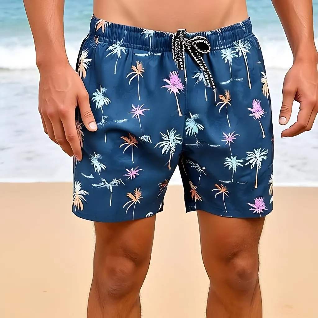 INGEAR Men's Athletic Stretch Workout Shorts Gym Quick Dry Running Trunks Boxer Lining