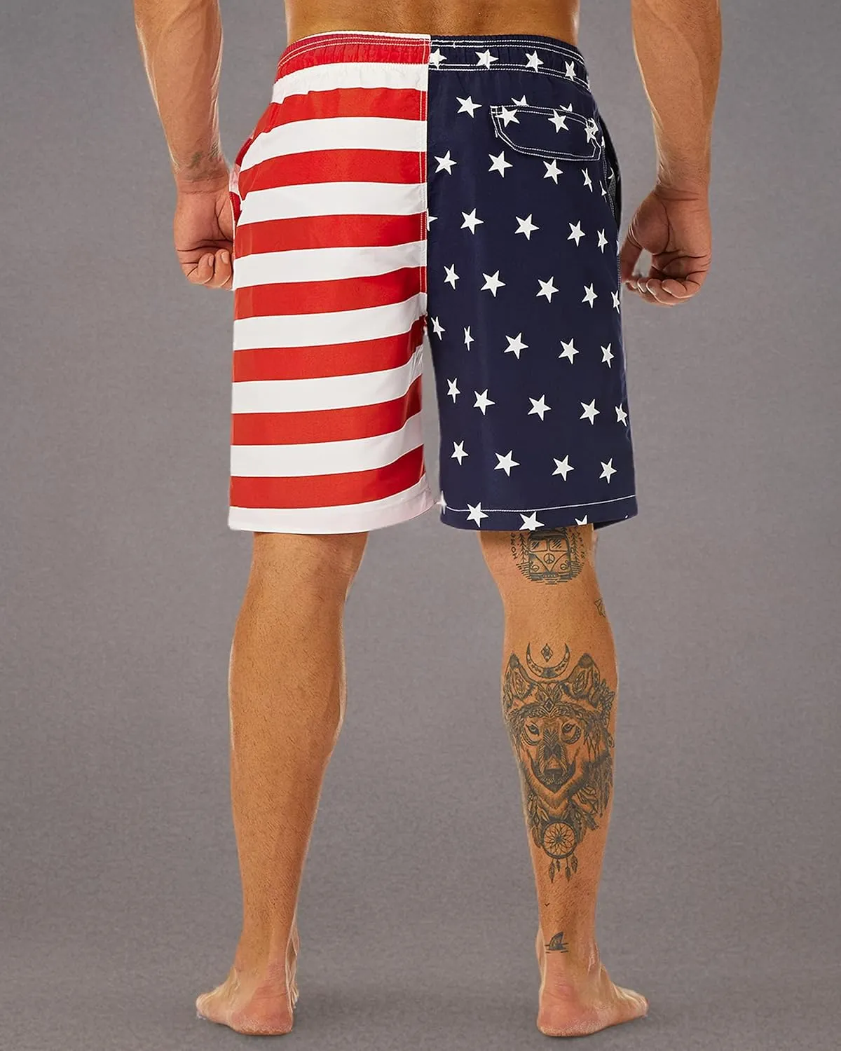 KAILUA SURF Mens Swim Trunks Long, Quick Dry Boardshorts, 9 Inches Inseam Bathing Suits with Mesh Lining