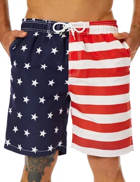 KAILUA SURF Mens Swim Trunks Long, Quick Dry Boardshorts, 9 Inches Inseam Bathing Suits with Mesh Lining