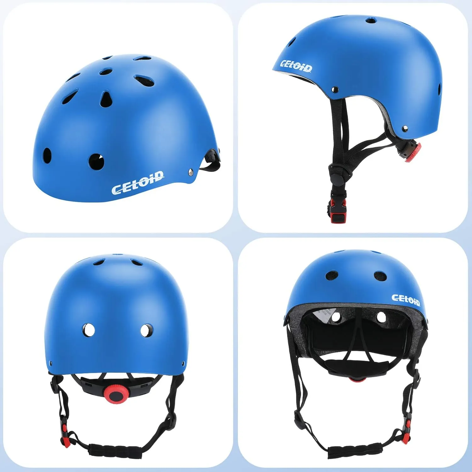 Kids Bike Helmet,Toddler Skateboard Helmets for Ages 2-3-5-8-14 Years Boys GirlsAdjustable Multi-Sport Bicycle Skateboarding Football Roller Skating Scooter Rollerblade Balance Bike Helmet