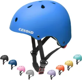 Kids Bike Helmet,Toddler Skateboard Helmets for Ages 2-3-5-8-14 Years Boys GirlsAdjustable Multi-Sport Bicycle Skateboarding Football Roller Skating Scooter Rollerblade Balance Bike Helmet