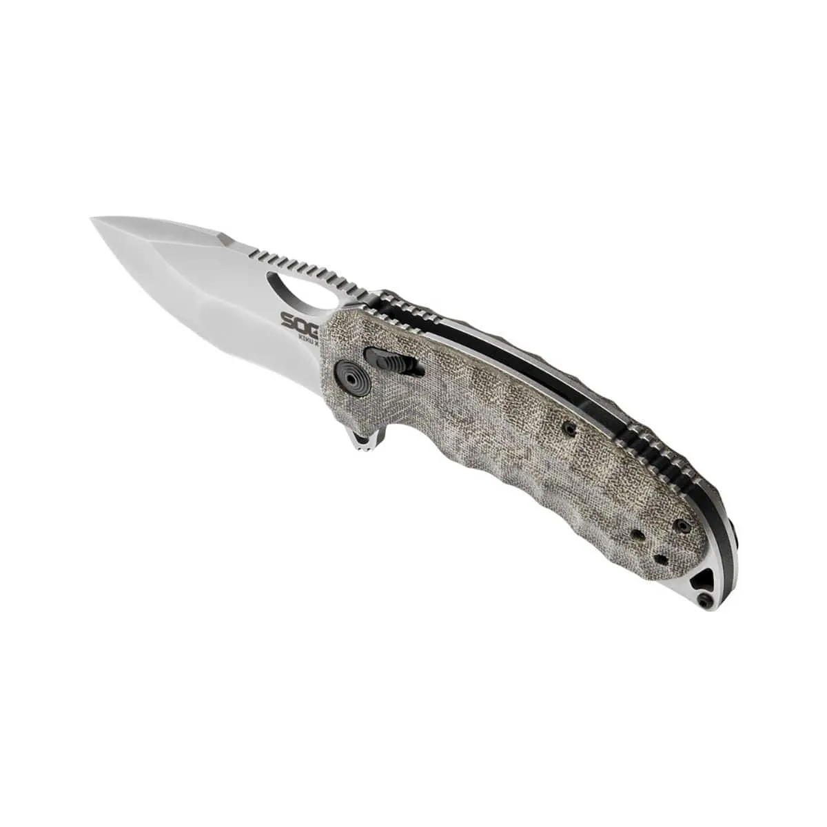 Kiku XR Knife - Natural Linen Micarta - 12-27-01-57