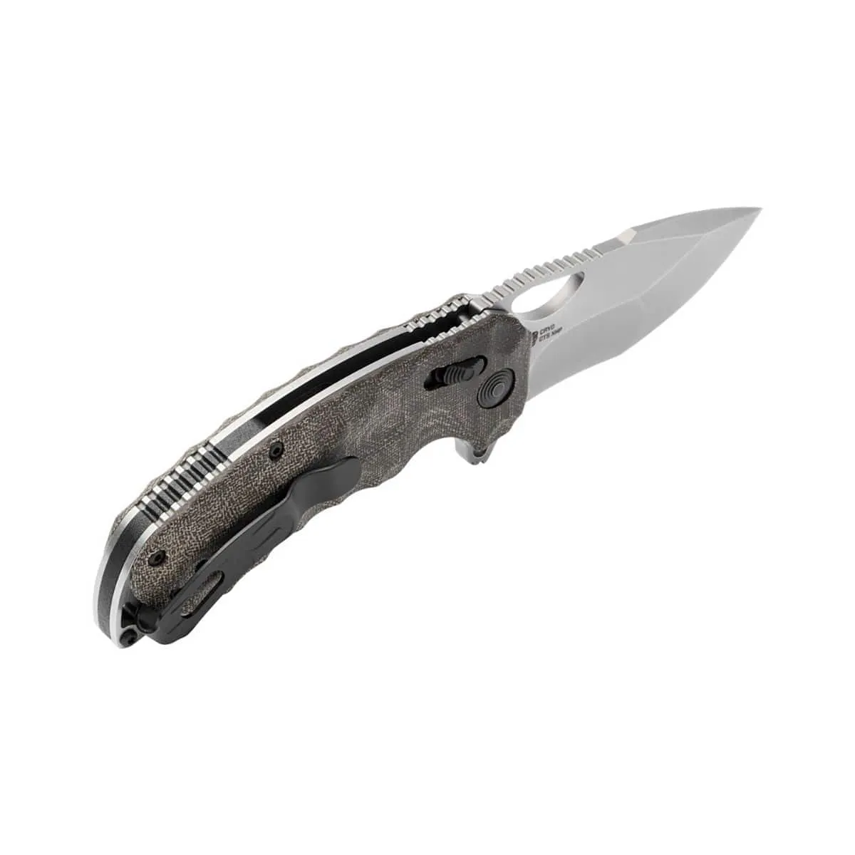 Kiku XR Knife - Natural Linen Micarta - 12-27-01-57