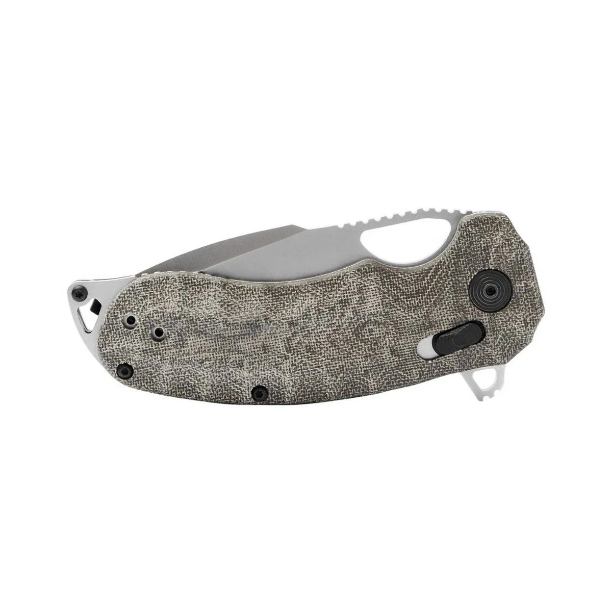 Kiku XR Knife - Natural Linen Micarta - 12-27-01-57