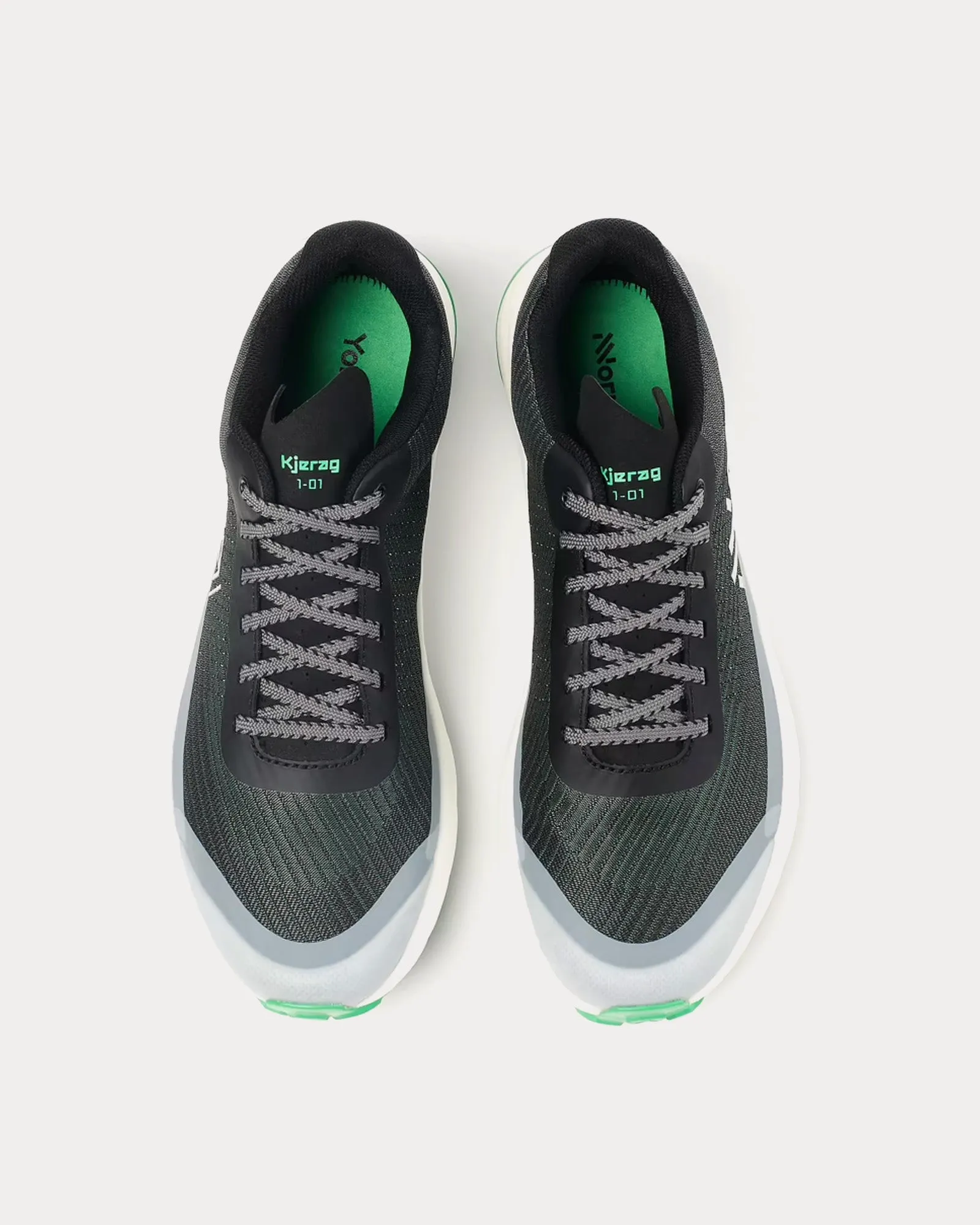 Kjerag Grey / Green Running Shoes