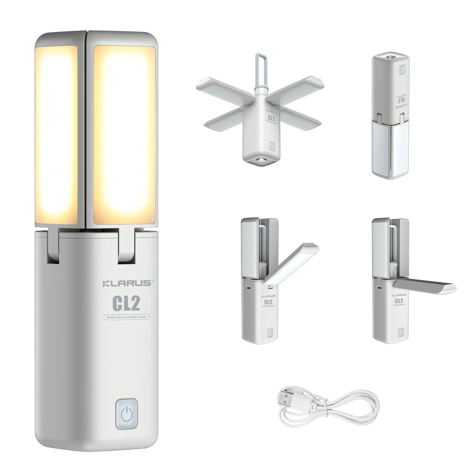 KLARUS CL2 Camping Light Handheld Hanging 10000mAh Tent Lantern