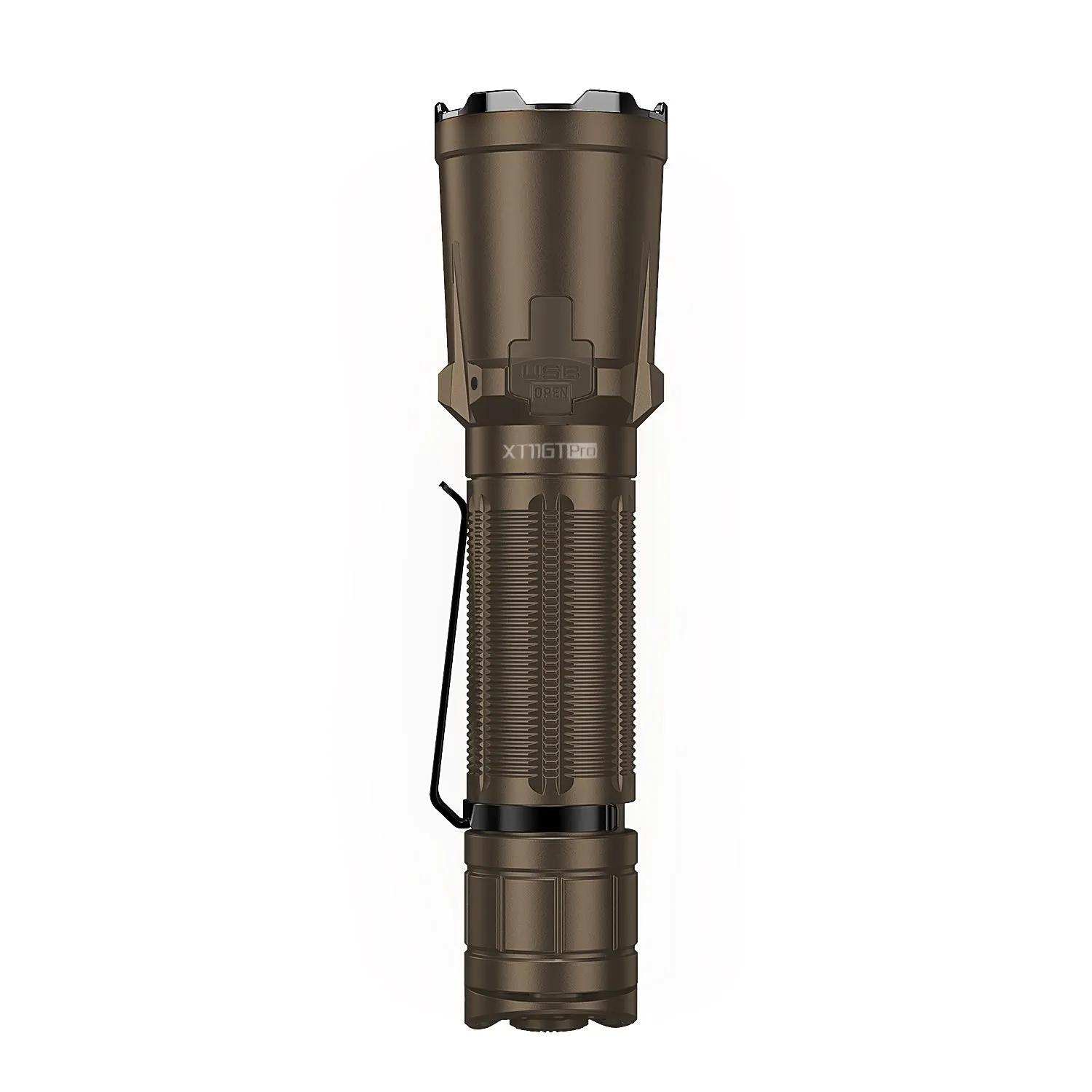 KLARUS XT11GT PRO-V2 Rapid Reaction Extreme Output Dual-switch 3300 Lumens Rechargeable Tactical Flashlight
