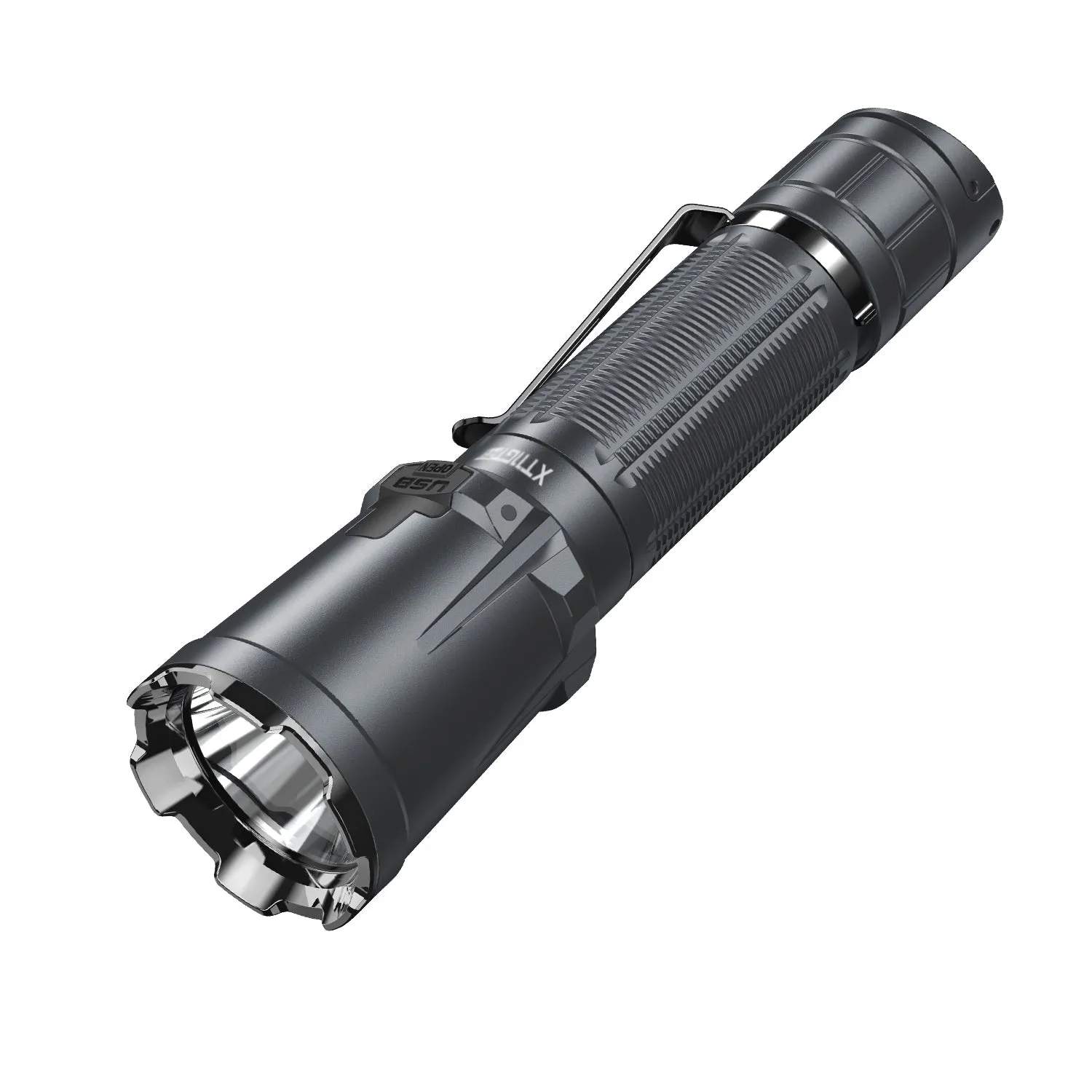 KLARUS XT11GT PRO-V2 Rapid Reaction Extreme Output Dual-switch 3300 Lumens Rechargeable Tactical Flashlight