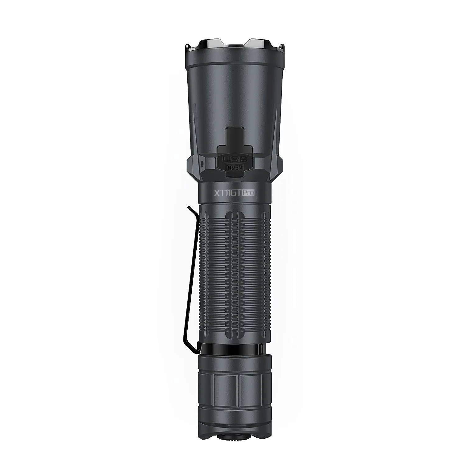 KLARUS XT11GT PRO-V2 Rapid Reaction Extreme Output Dual-switch 3300 Lumens Rechargeable Tactical Flashlight