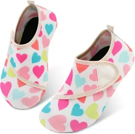 L-RUN Toddler Water Shoes Barefoot Aqua Socks Kids Swim Shoes for Beach Pool Surfing Yoga