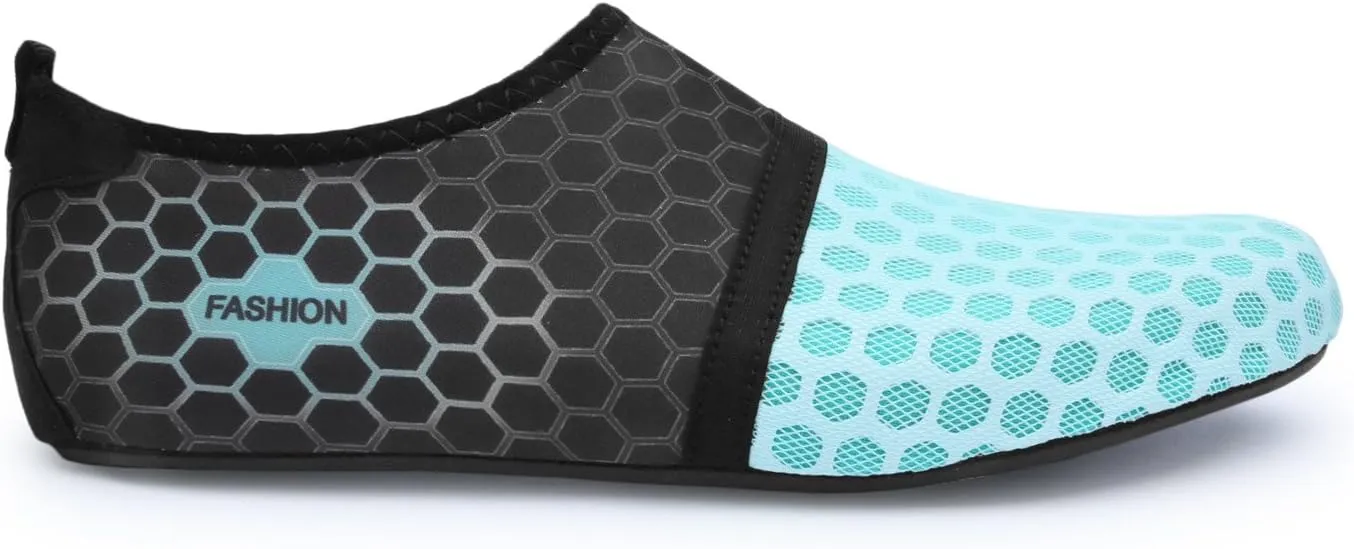 L-RUN Womens Mens Water Shoes Barefoot Skin Aqua Socks for Run Dive Surf Pool Beach Yoga Quick Dry Swim Shoes Non-Slip