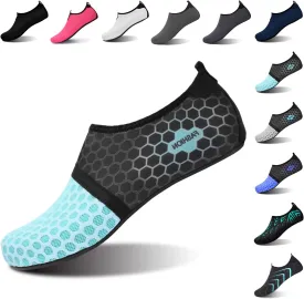 L-RUN Womens Mens Water Shoes Barefoot Skin Aqua Socks for Run Dive Surf Pool Beach Yoga Quick Dry Swim Shoes Non-Slip