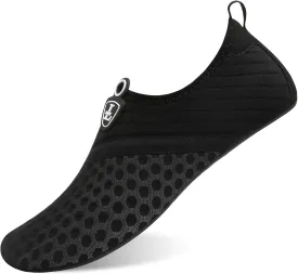 L-RUN Womens Mens Water Shoes Barefoot Skin Aqua Socks for Run Dive Surf Pool Beach Yoga Quick Dry Swim Shoes Non-Slip