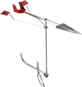 MARINE CITY Sailboat Wind Indicator  316 Stainless Steel, Corrosion Resistant, Easy Visibility, for Marines, Boats, Yachts