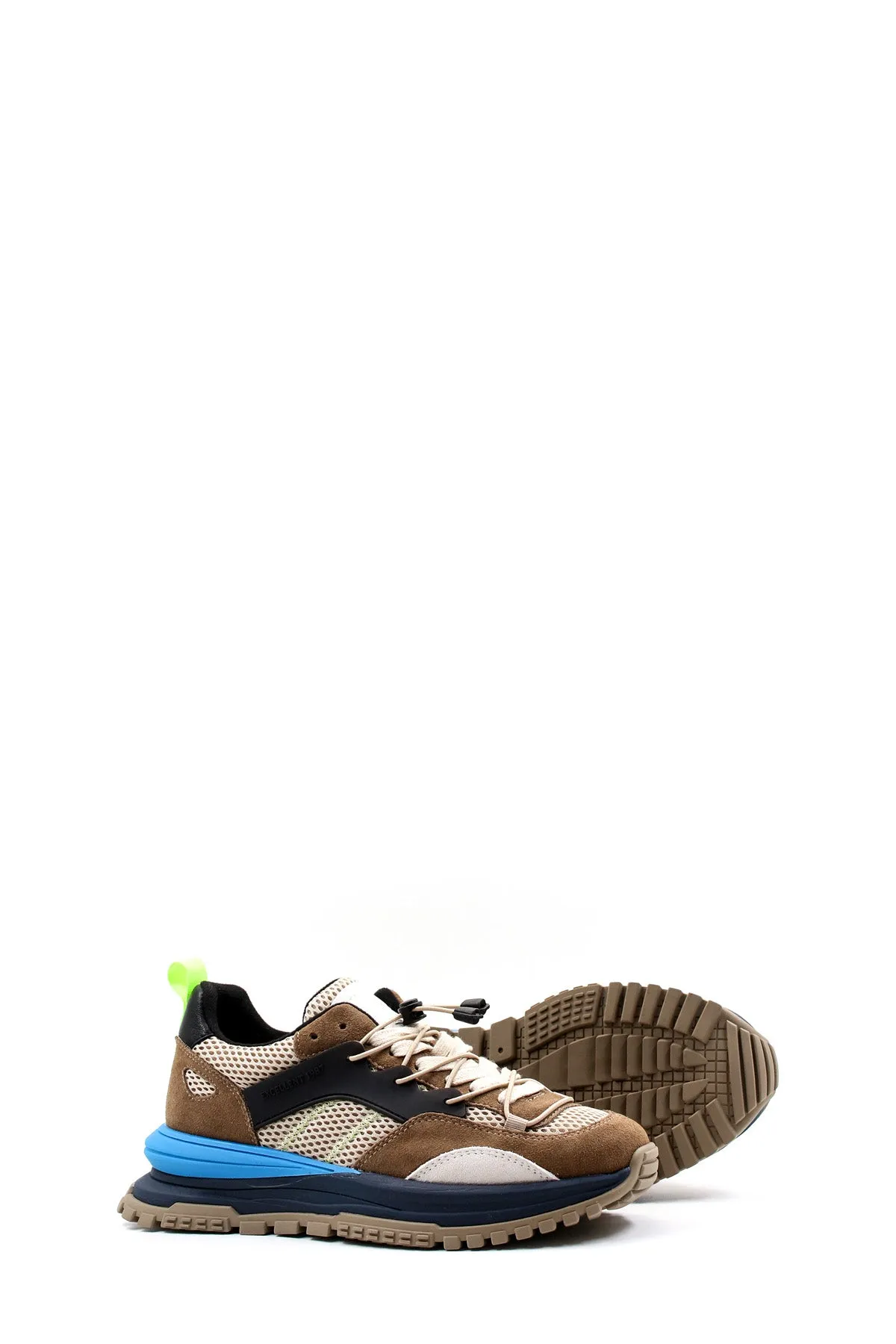 Men's Multi-Color Mesh Hiking Sneakers-Wessi