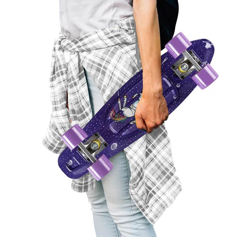 MoMi Qkids Galaxy Skateboard Unicorn