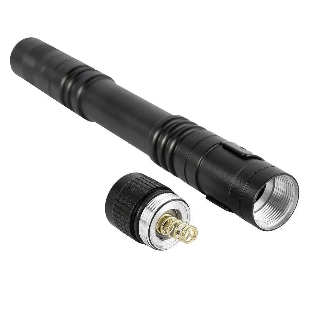 Outdoor No. 7 pen clip light mini bright LED flashlight foreign trade flashlight
