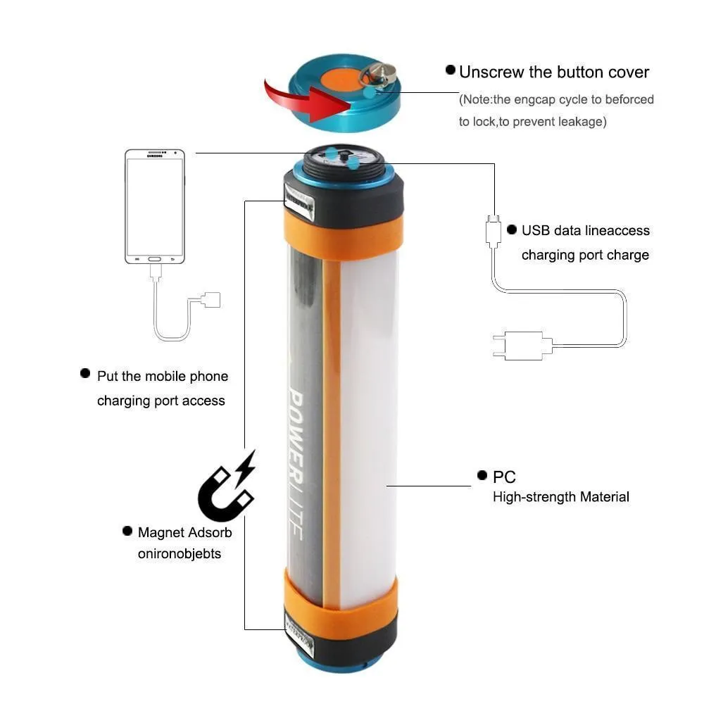 PowerLite™ - Multi-Functional Outdoor Flashlight