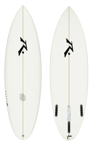 SD RT RE 5'5" x 17.3 X 2.0 - 20.00L, Round, 3x  Futures Fin Boxes, PU - ID:926355