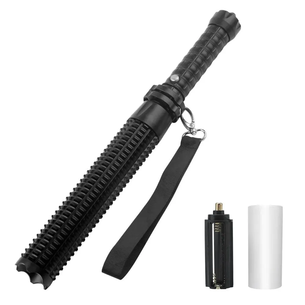 Self Defense LED Flashlight Rechargeable Telescopic*