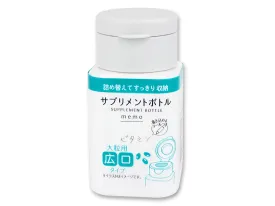 Supplement bottle wide mouth