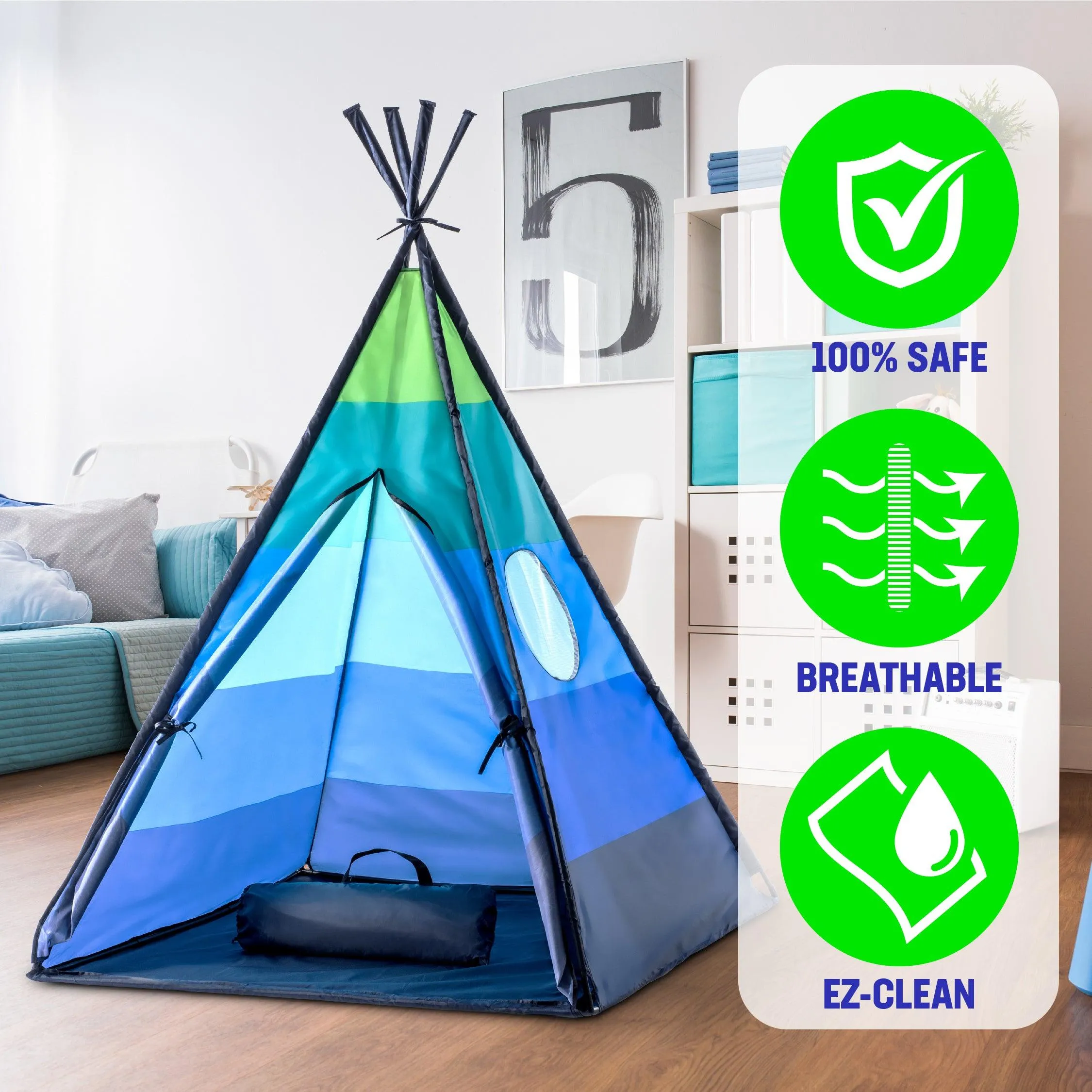 Teepee Tent (Blue)