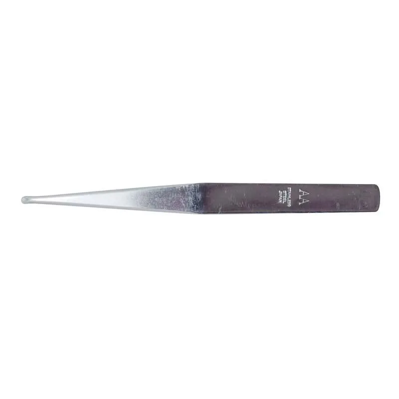 Tweezers -Straight - Flat Tips - 126Mm - 5In-