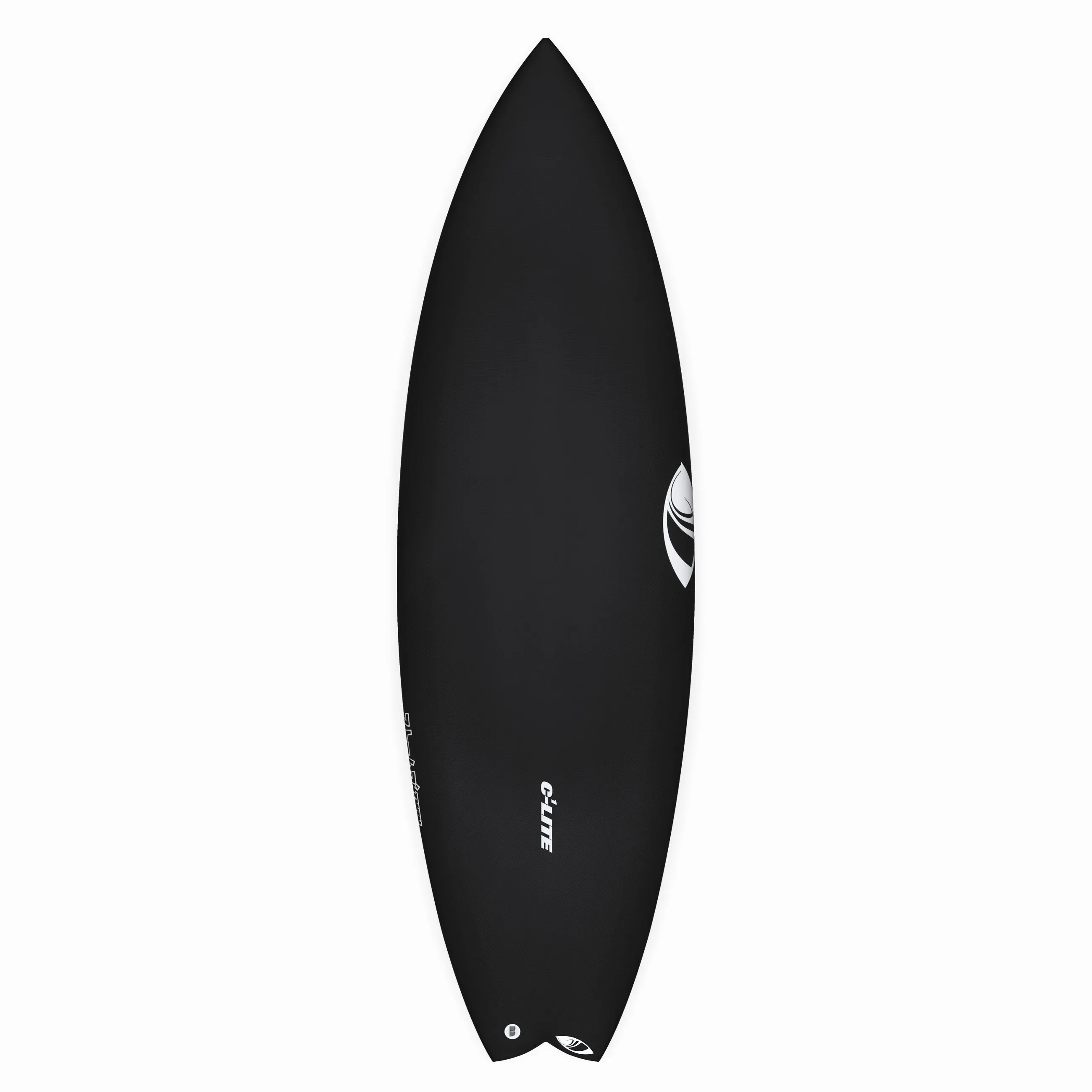 TWIN TURBO (C1 LITE) 5'9" x 19.75 X 2.5 - 30.60L, Swallow, 3x  FCS 2 Fin Boxes, C1 - ID:921865