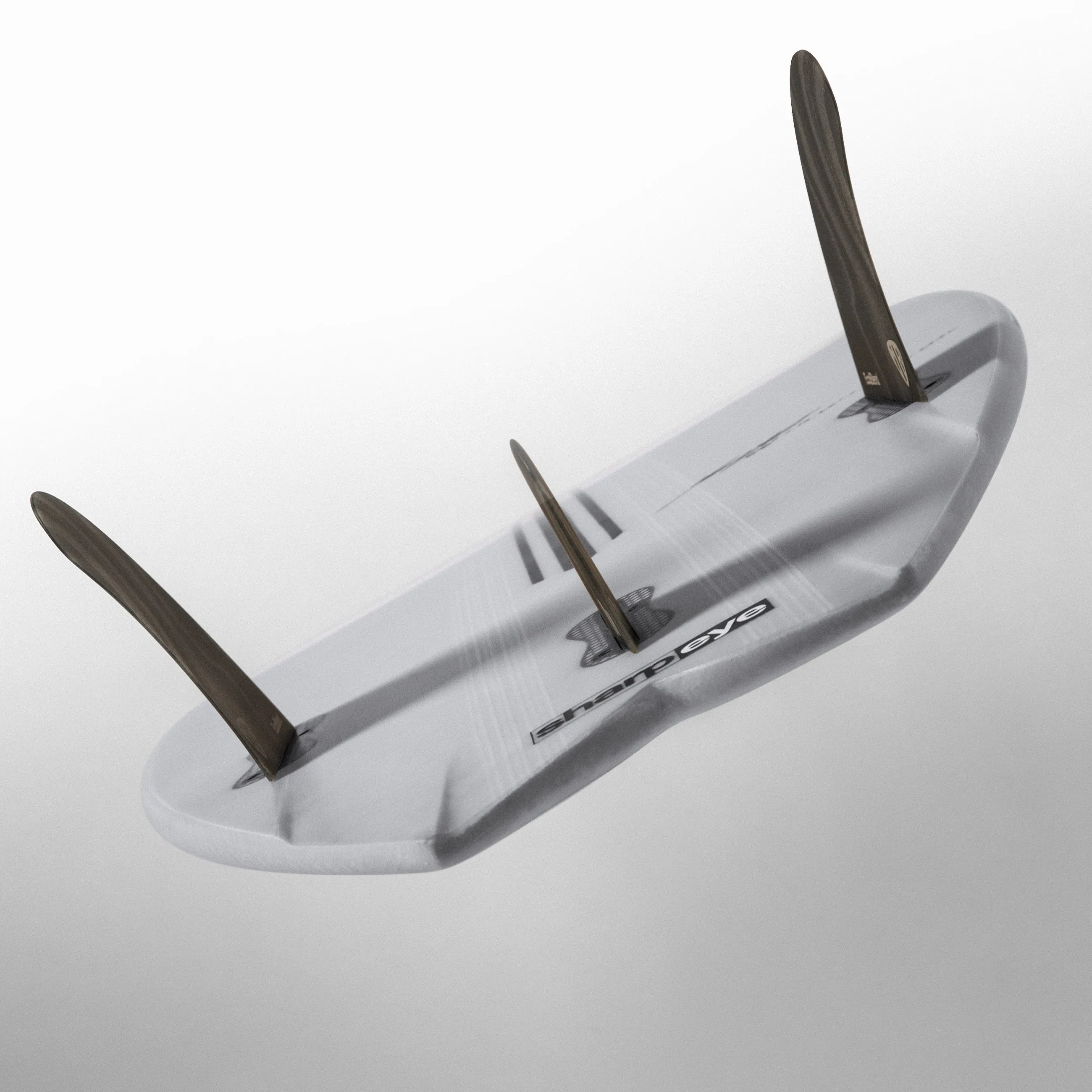 TWIN TURBO (E3 LITE) 6'4" x 21.5 X 2.75 - 40.30L, Swallow, 3x  FCS 2 Fin Boxes, Epoxy E3 - ID:852019