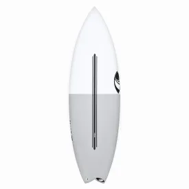 TWIN TURBO (E3 LITE) 6'4" x 21.5 X 2.75 - 40.30L, Swallow, 3x  FCS 2 Fin Boxes, Epoxy E3 - ID:852019