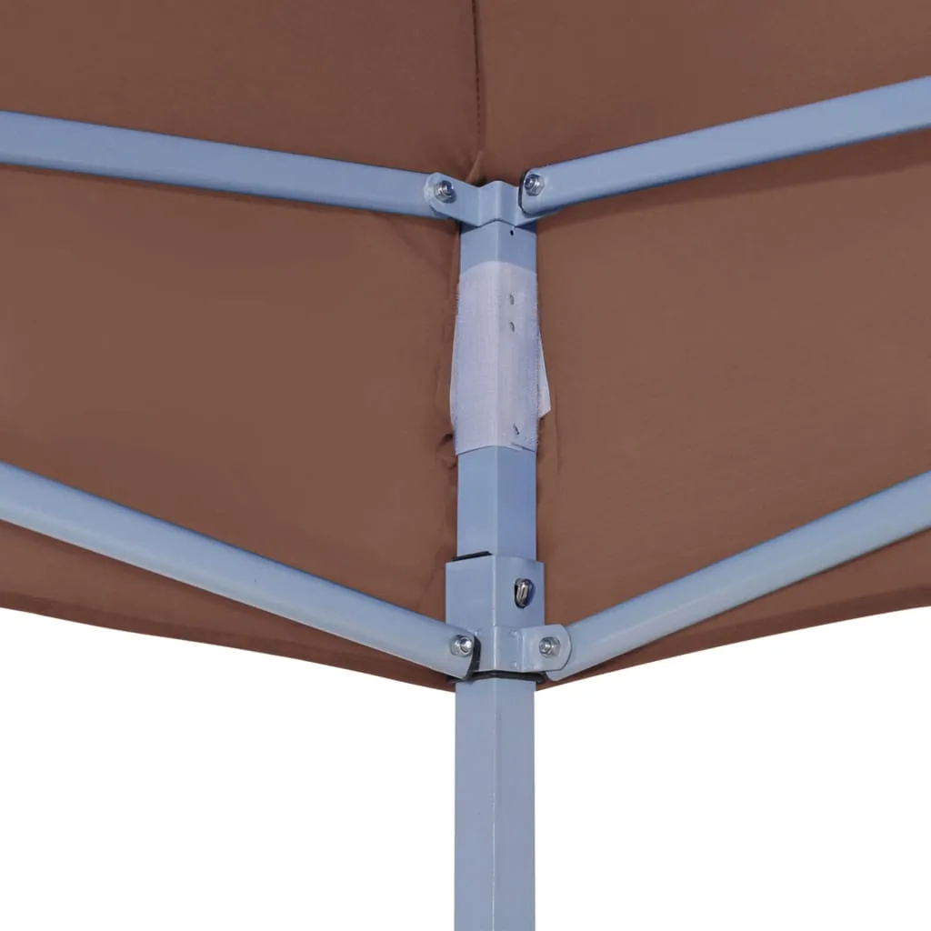 vidaXL Party Tent Roof 6x3 m Brown 270 g/m²