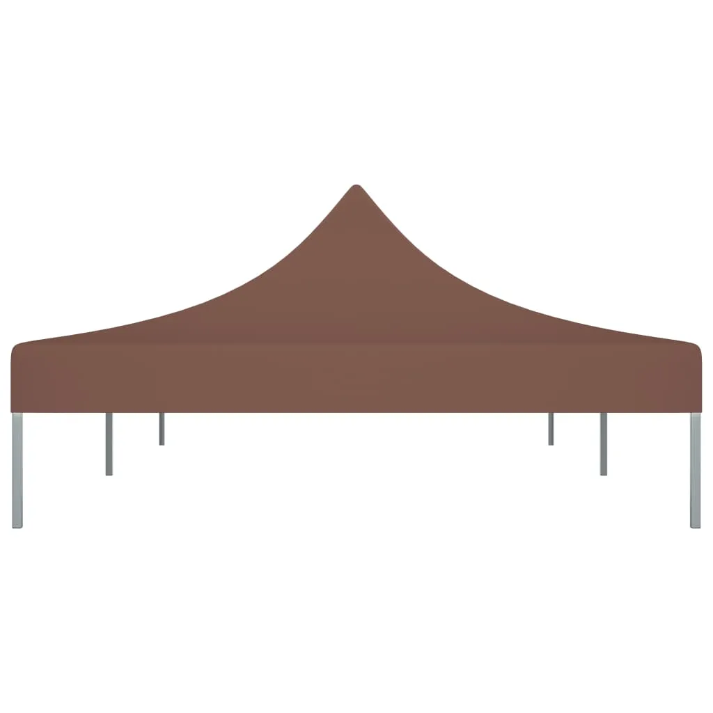 vidaXL Party Tent Roof 6x3 m Brown 270 g/m²